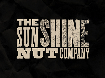 The Sunshine Nut Company identity logo