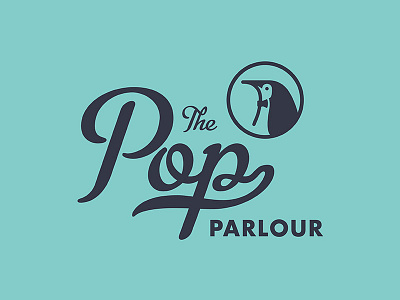 The Pop Parlour branding froze logo orlando penguin pops popsicles
