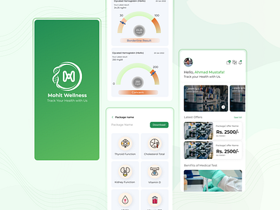 Medical Laboratory app UI