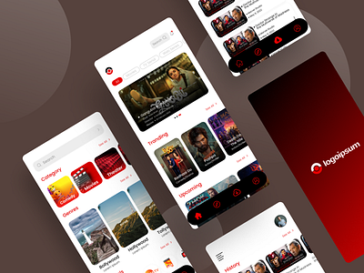 Video Streaming App design mobile app ui ux video streaming app