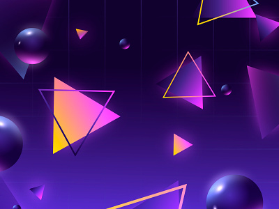 Abstract 80's background