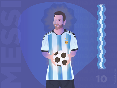 🇦🇷⚽ Messi Argentina (Quatar 2022) | Illustration