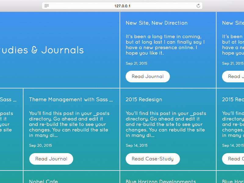 Case Studies & Journal _WIP_ by Conor McAfee on Dribbble