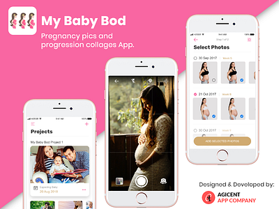 My Baby Bod android app android app design appdesign collageapp create an app design ios app ios app design ui ux