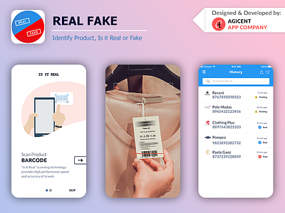 Real Fake By Agicent App Creating Company On Dribbble