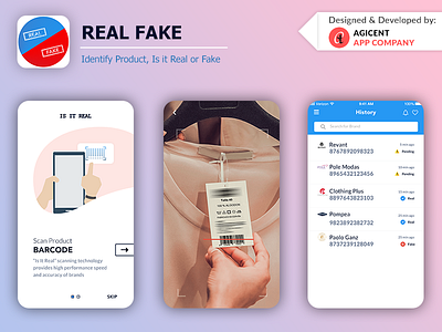 Real Fake android app app design brand design brandingapp create an app design ios app design lifestyleapp ui ux