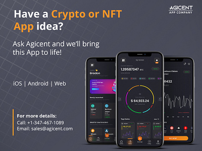 Crypto Concept UI agicent android app app design appdevelopment bitcoin bitcoinmining create an app cryptocurrency cryptotrading crytpo design investment ios app ui ux