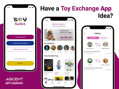 Toy Exchange Concept UI