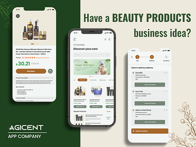 Beauty Products App Concept