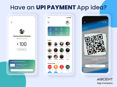 UPI Payment App Idea agicent app design create an app design digipay digital payment fintech mobile money online payment online shop online shopping payments topup ui upi ux
