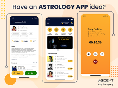 Astrology App Idea agicent android app app design app development astrologer astrology capricorn create an app design gemini horoscope ios app leo love numerology spirituality tarot ui ux zodiac