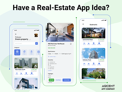 Real Estate App Idea agicent android app app design business create an app design dream home for sale home house hunting investment ios app luxury office property real estate realtor ui ux zillow