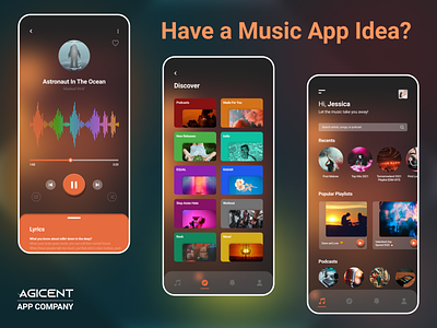 Music App Concept UI agicent android app app design aztagram beats create an app design hip hop instamusic ios app ios music music music app musiqi producer trend ui ux