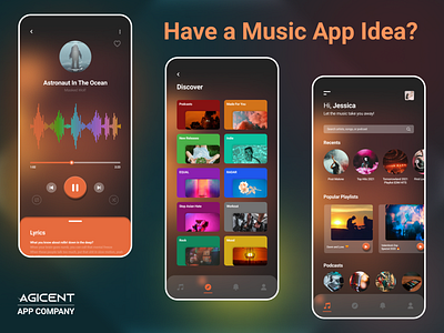 Music App Concept UI