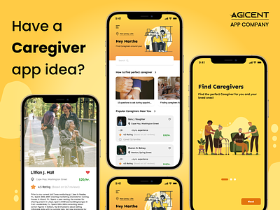 Caregiver Concept UI - App Idea