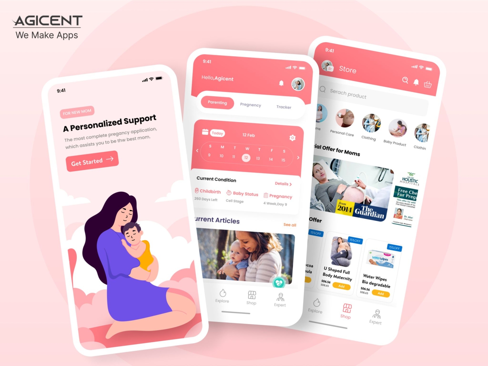 Pregnancy Helper Concept App