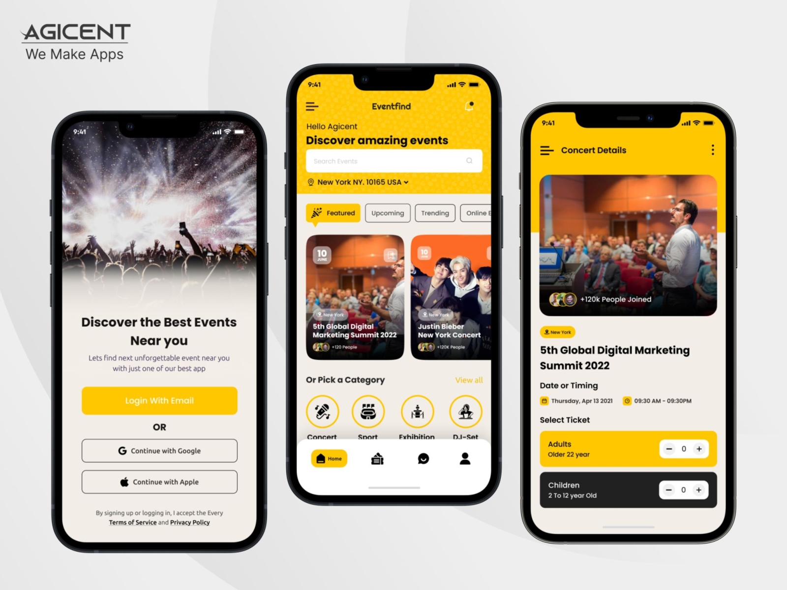 Event Finder -  Concept App