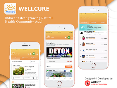 Wellcure android app app app design create an app design fitness app health app ios app ios app design recipe app ui ux