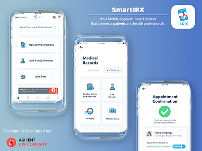 Smartirx android app app app design create an app design doctoronline medical app medical care onlinedoctorbookingapp ui ux