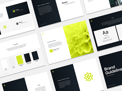 Brandbook UX Design (investment company)