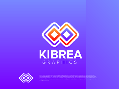 kibrea Graphics Modern logo design dribbble illustration logo minimalist modern logo ui