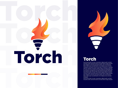 Torch logo Design