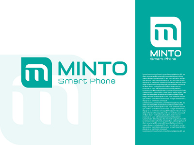 minto Smart Phone Company logo design colorful logo company logo dribbble illustration logo logo design minimalist mobile logo modern logo smartphone