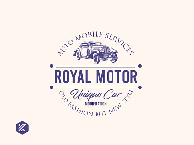 Royal motor Vintage logo