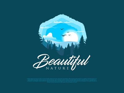 Beautiful nature illustration