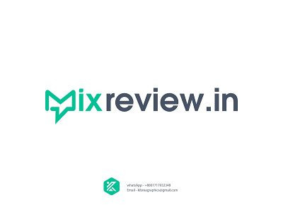 MixReview logo Design branding colorful logo company logo illustration logo logo design minimalist modern logo review logo website logo