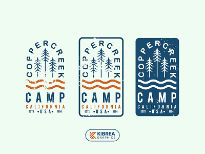 Coppercreek Camp logo design branding camp logo colorful logo coppercreek design dribbble illustration logo minimalist modern logo ui vector