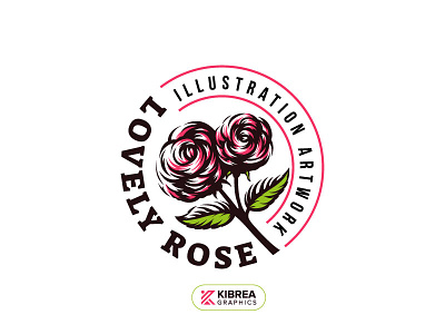Lovely Rose illustration branding colorful logo design dribbble flower graphic design illustration logo minimalist modern logo rose rose design rose illustration rose vector vector