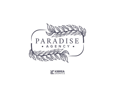 Paradise Agency logo design agency logo botanic logo branding colorful logo design dribbble floral logo illustration leaf logo logo minimalist modern logo vector