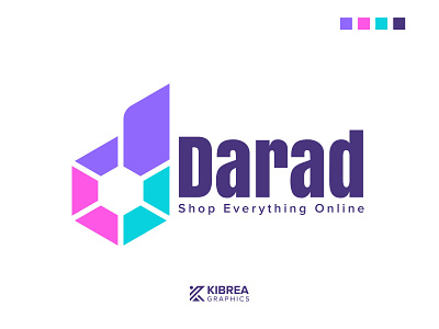 Darad Ecommerce logo illustration branding commerce logo darad logo design dribbble ecommerce logo graphic design illustration logo minimalist modern logo