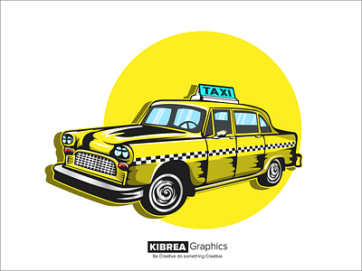 Taxi Cab Illustration art design illustration illustrator taxi taxi cab vector