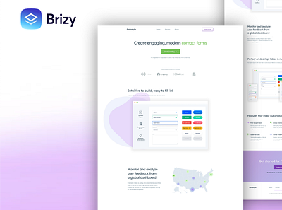 Brizy Formstyle branding brizy brizy cloud design graphic design page builder ui web design website builder