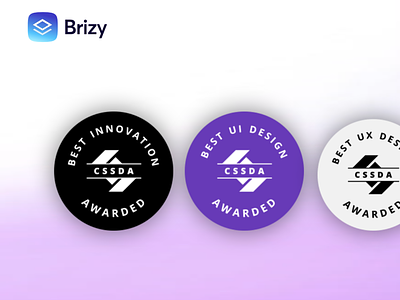 Brizy - CSS Design Awards Public Vote branding brizy brizy cloud css design awards design graphic design landing page builder page builder special kudos award themes ui ux web design website builder website template website theme website themes