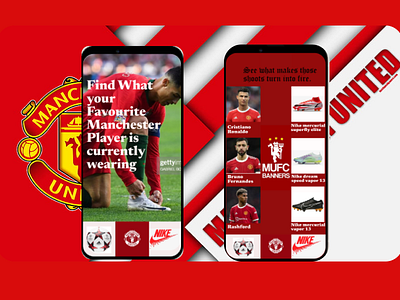 Football Shoes Mobile App UI/UX app design football illustration logo mobile ui ux