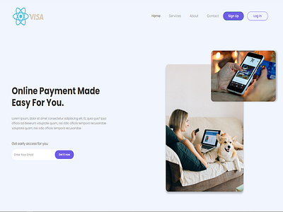 Online Payment Landing Page