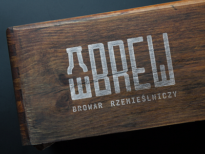 wBrew Local Brewery Logo brew brewery piwo typography wbrew wrocław