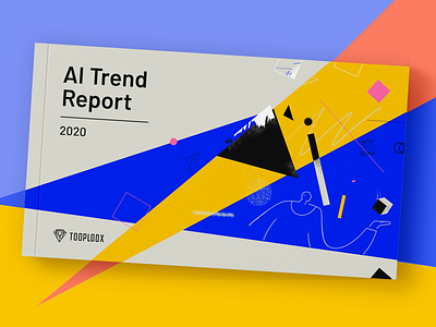 Ai Trend Report 2020 abastact artificial intelligence illustration texture tooploox trends
