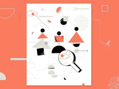 Visual Search AI ai artificial intelligence geometric illustration texture tooploox work