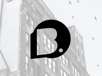 Just B. b letter birds branding building design illustraion letter b logo negative space retro vector