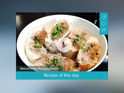 Recipe Of The Day interface psd template ui ui kit user interface web webapp website