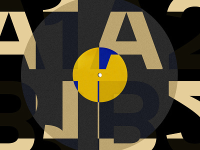 A1A2 a1 a2 b1 b2 grain graphic design noise record texture vinyl