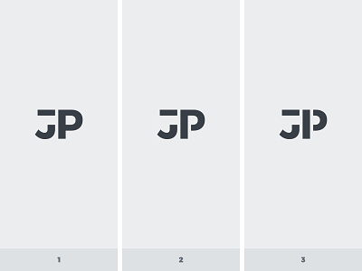 JP Wordmark Proof graphic design logo logo design proof wordmark