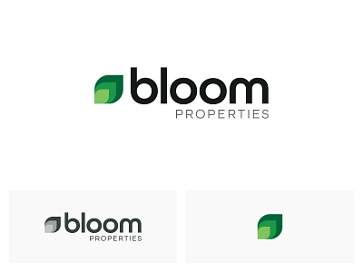 Bloom Properties Logo graphic design logo logo design