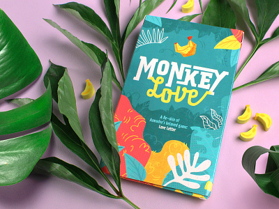 Monkey Love Card Game art card game colourful game illustration jungle love letter monkey reskin