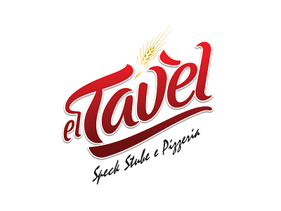 El Tavèl el tavèl lettering logo logo design reifeströmung restaurant script