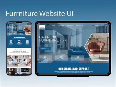 Furniture Website UI branding furniture website furniture website ui graphic design ui uiux